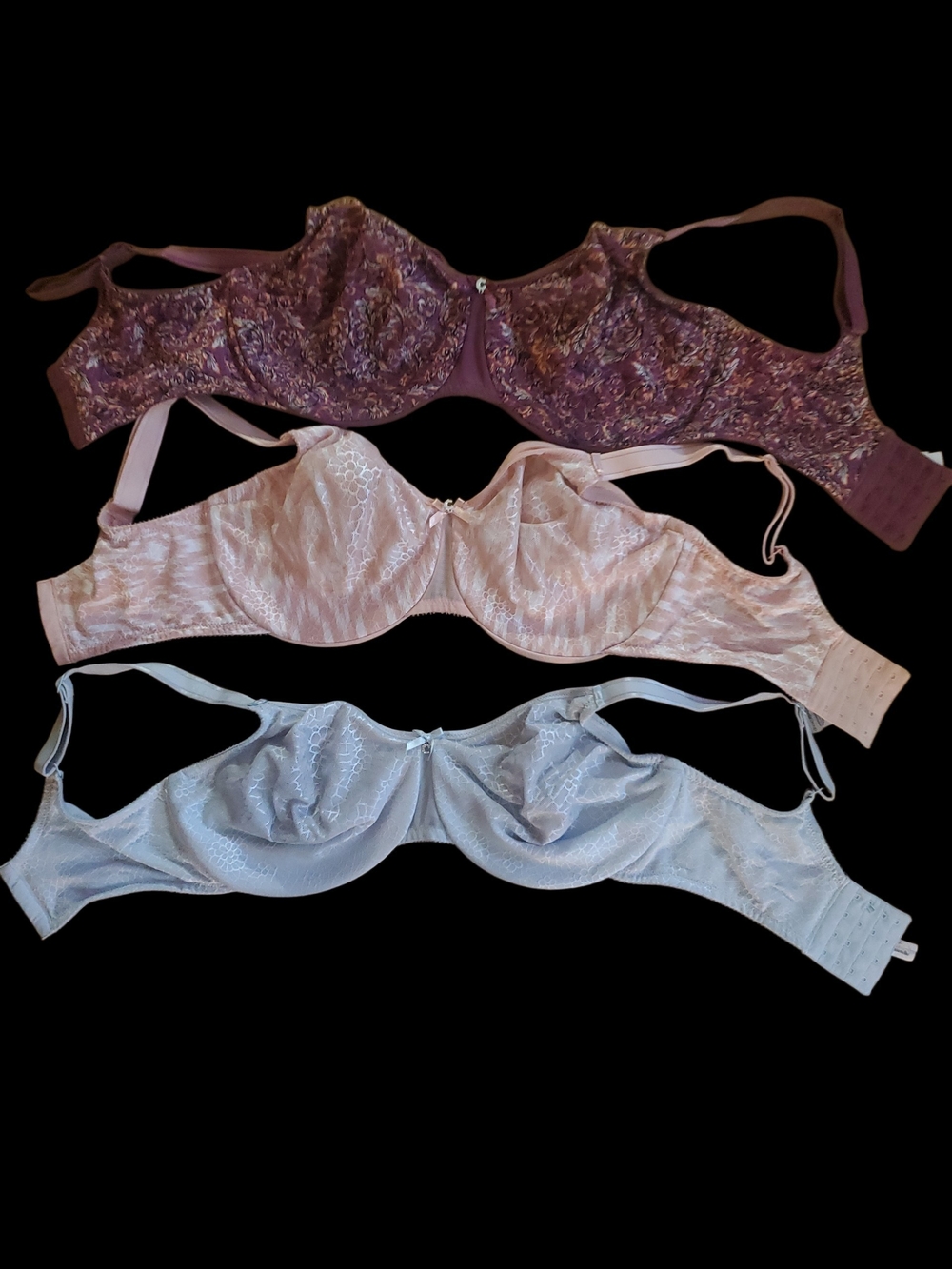 Chantelle C18910 C Magnifique 3-Pack 34G (DDDD) EUC